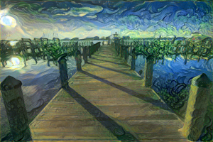 Pier-Sunset-Van-Gogh-The-Olive-Trees.
